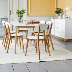 JYSK Internal Matstol JEGIND Vit/natur 11 JYSK Internal Matstol JEGIND Vit/natur -Sovrum Rea 100363