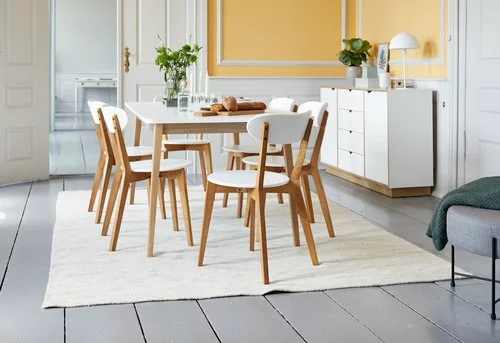 JYSK Internal Matstol JEGIND Vit/natur 7 JYSK Internal Matstol JEGIND Vit/natur - Bild 5