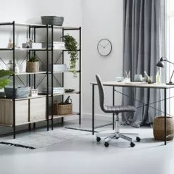 JYSK Internal Skrivbord VANDBORG 60x120 Ek/svart 17 JYSK Internal Skrivbord VANDBORG 60x120 Ek/svart -Sovrum Rea 100373 1