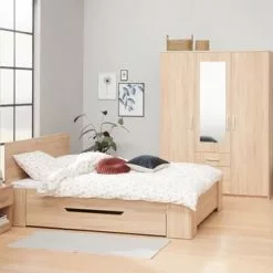 JYSK Internal Sängbord TAPDRUP 1 Låda Ek -Sovrum Rea 100416