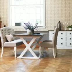 Matstol STENLILLE Sand/vit -Sovrum Rea 100448