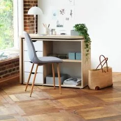 JYSK Internal Skrivbord LANGAGER 41-107x107-165 Ek 14 JYSK Internal Skrivbord LANGAGER 41-107x107-165 Ek -Sovrum Rea 100480