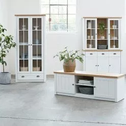 JYSK Internal Skänk MARKSKEL 3 Dörrar Vit/ek 38 JYSK Internal Skänk MARKSKEL 3 Dörrar Vit/ek -Sovrum Rea 100534 3