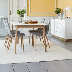 JYSK Internal Matbord GAMMELGAB 160/200 Ek/vit -Sovrum Rea 100632 1