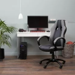 JYSK Internal Gamingstol AGGESTRUP Grå/svart -Sovrum Rea 104900 1