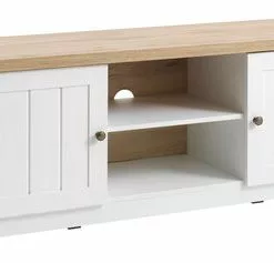 JYSK Internal TV-bänk MARKSKEL Vit/ek