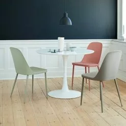 JYSK Internal Matbord RINGSTED Ø100 Vit -Sovrum Rea 107348