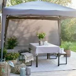 Paviljong JERUP B270xL270 Grå