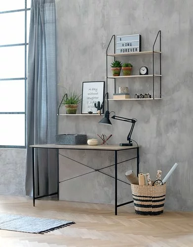 JYSK Internal Skrivbord VANDBORG 60x120 Ek/svart 12 JYSK Internal Skrivbord VANDBORG 60x120 Ek/svart - Bild 10