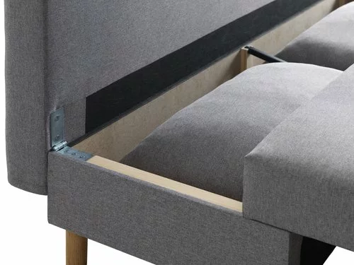 Bäddsoffa NORSMINDE Ljusgrå 4 Bäddsoffa NORSMINDE Ljusgrå - Bild 2