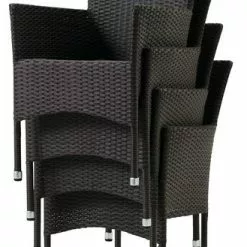 Stapelstol AIDT Svart -Sovrum Rea 107809