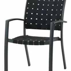 JUTLANDIA Stapelstol JEKSEN Svart