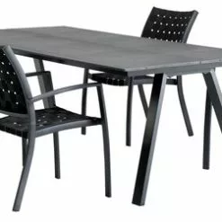 JUTLANDIA Bord FAUSING B100xL220 Svart 9 JUTLANDIA Bord FAUSING B100xL220 Svart -Sovrum Rea 107872 1