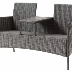 Bänk FASTERHOLT B138xD61 Grå