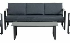 JUTLANDIA Loungeset VONGE 5-sits Svart -Sovrum Rea 108085 1