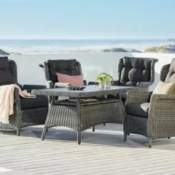 JUTLANDIA Loungebord FALKENBERG B81xL124 Grå 8 JUTLANDIA Loungebord FALKENBERG B81xL124 Grå -Sovrum Rea 108536