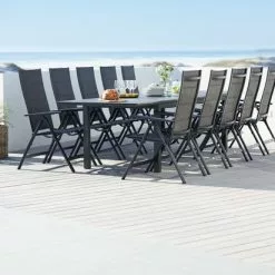 JUTLANDIA MOSS L214/315 Bord Grå + 4 MYSEN Stol Grå -Sovrum Rea 108580