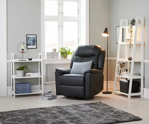 Positionsfåtölj HALSHUSE Svart 7 Positionsfåtölj HALSHUSE Svart - Bild 5