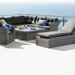 JUTLANDIA Loungeset TAMBOHUSE 5-sits Grå 15 JUTLANDIA Loungeset TAMBOHUSE 5-sits Grå -Sovrum Rea 109107 1