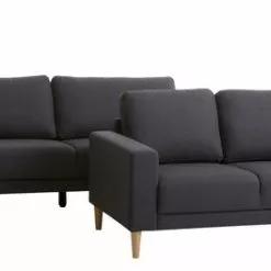 Soffgrupp EGENSE 3+2-sits Mörkgrå
