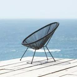 Loungestol UBBERUP Svart -Sovrum Rea 110531