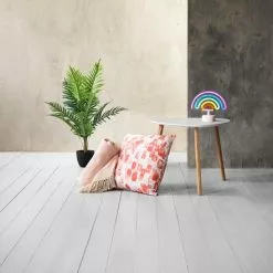 JYSK Internal Soffbord TAPS 55x55 Vit/bambu 14 JYSK Internal Soffbord TAPS 55x55 Vit/bambu -Sovrum Rea 111191