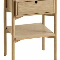 Royal Oak Sängbord DALBY 1 Låda Ek