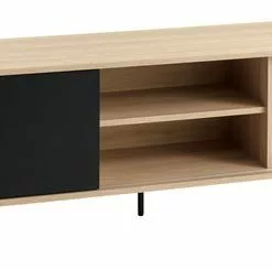 TV-bänk FARSUND Ek/svart