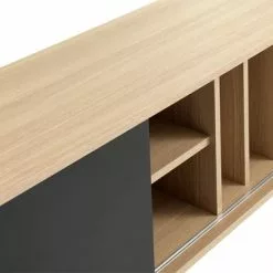 TV-bänk FARSUND Ek/svart 9 TV-bänk FARSUND Ek/svart -Sovrum Rea 113727