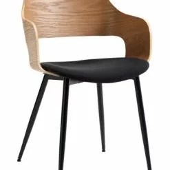 Royal Oak Matstol HVIDOVRE Ek/svart Tyg