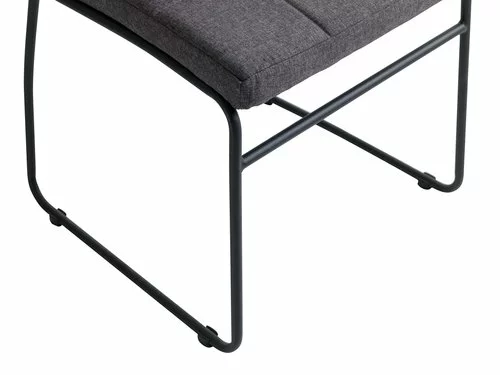 Matstol HAMMEL Grå/svart 8 Matstol HAMMEL Grå/svart - Bild 6