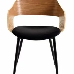 Royal Oak Matstol HVIDOVRE Ek/svart Tyg -Sovrum Rea 114680