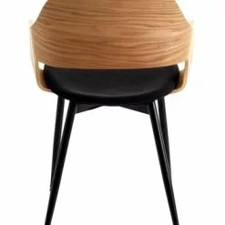 Royal Oak Matstol HVIDOVRE Ek/svart Tyg -Sovrum Rea 114681