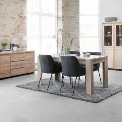 Matbord HASLUND 80x160 Ek -Sovrum Rea 115030