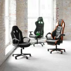 JYSK Internal Gamingstol HARLEV Svart -Sovrum Rea 115147