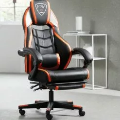 JYSK Internal Gamingstol GAMBORG Svart/orange 15 JYSK Internal Gamingstol GAMBORG Svart/orange -Sovrum Rea 115167