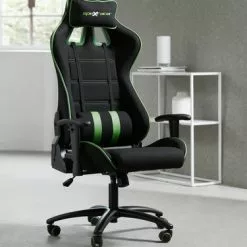 JYSK Internal Gamingstol LAMDRUP Svart/grön -Sovrum Rea 115169