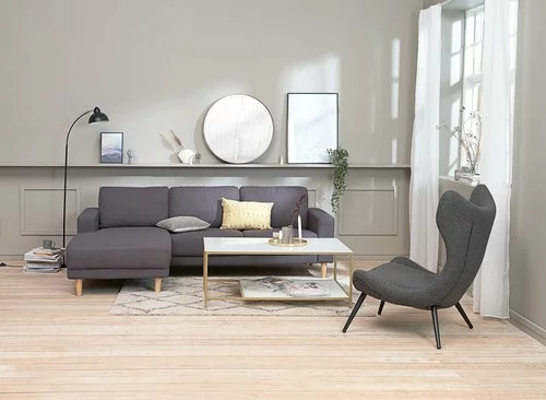 JYSK Internal Schäslongsoffa EGENSE Mörkgrå 4 JYSK Internal Schäslongsoffa EGENSE Mörkgrå - Bild 2