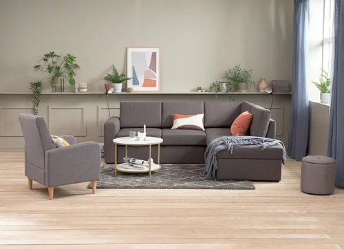 JYSK Internal Soffbord GADEVANG Ø65 Vit/guld 5 JYSK Internal Soffbord GADEVANG Ø65 Vit/guld - Bild 3