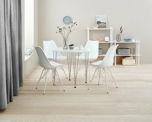 JYSK Internal Matstol KLARUP Vitt Konstläder/vit 11 JYSK Internal Matstol KLARUP Vitt Konstläder/vit - Bild 9