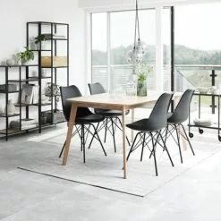 JYSK Internal Matstol KLARUP Svart Konstläder/svart 17 JYSK Internal Matstol KLARUP Svart Konstläder/svart -Sovrum Rea 115262