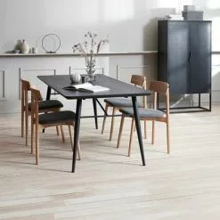 Skåp VIRUM 2 Dörrar Svart 16 Skåp VIRUM 2 Dörrar Svart -Sovrum Rea 115273