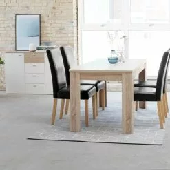 Matbord HASLUND 80x160 Ek -Sovrum Rea 115349