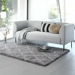 Soffa KARE 3-sits Ljusgrå -Sovrum Rea 115362