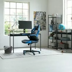 JYSK Internal Gamingstol VOJENS Svart/blå -Sovrum Rea 115389 1