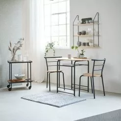 JYSK Internal GADSTRUP L92 + 2 GADSTRUP Svart/ek -Sovrum Rea 115514