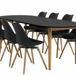 Matbord EGENS 90x190/270 Svart 13 Matbord EGENS 90x190/270 Svart -Sovrum Rea 117313