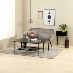 Soffbord HINNERUP 75x120 Svart 18 Soffbord HINNERUP 75x120 Svart -Sovrum Rea 118307