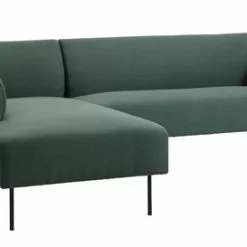 Schäslongsoffa KARE Vänster Mörkgrön