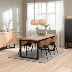 JYSK Internal Matbord AGERSKOV 90x200 Ek/svart -Sovrum Rea 120601